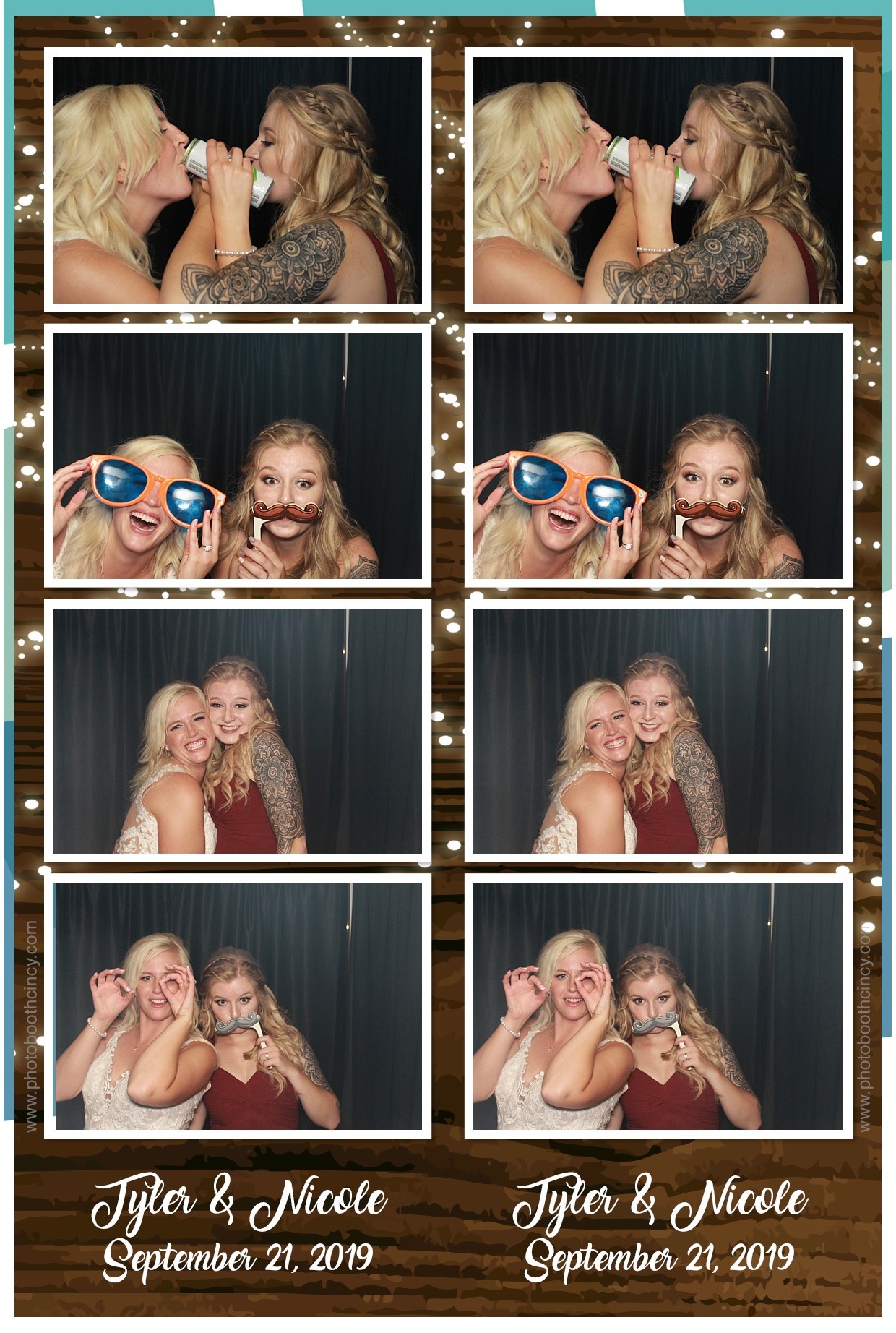 Nicole Lahrmann & Tyler Wilson | View more photos from the event at gallery.photoboothcincy.com/u/PhotoBoothCincy/Nicole-Lahrmann-Tyler-Wilson